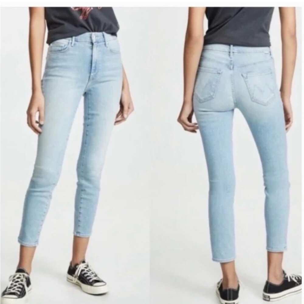 Mother Denim The Looker Crop - Swimming Pool Sunday size 27